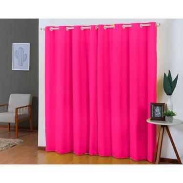 Imagem de Cortina Oxford Semi Blackout Em Tecido Grosso 3,00 X 2,50 Sala Quarto 