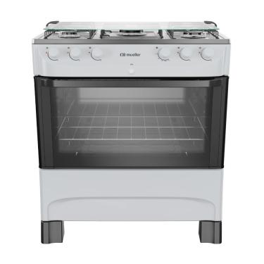 Imagem de Fogao 5bcs Mesa Inox Mfi5bb Mueller Branco Bivolt