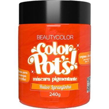Imagem de Máscara Beautycolor Color Pots Ruivo Laranjinha 240g