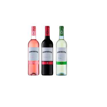 Imagem de Kit Vinho Periquita Tinto + Branco + Rosé 750ml cada