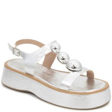 Imagem de Sandália Plataforma de Tiras com Bolas Sapato Show 429510768-Feminino