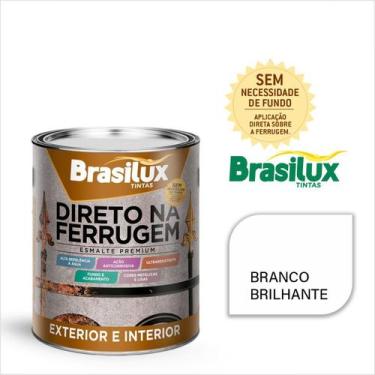 Imagem de Tinta Esmalte Direto Na Ferrugem 3,6 Litros Brasilux Escolha sua Cor S
