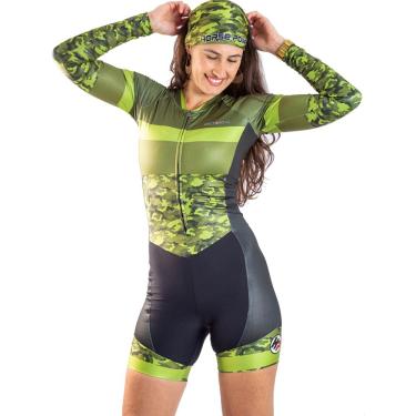 Imagem de Macaquinho Manga Longa Horse Power Ciclismo Bike - Feminino - F51