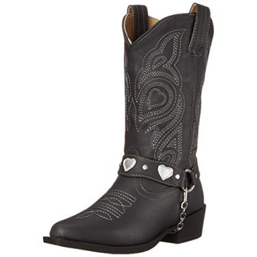 Imagem de Tênis infantil Roper Dale-K, Preto, 12 Little Kid