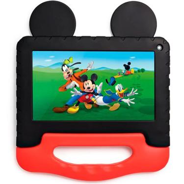 Imagem de Tablet Multilaser Mickey Plus 7 32GB 1GB Quad Core 1.5GHz Android NB367 - Preto - Bivolt