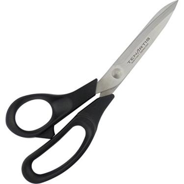 Imagem de Tenartis - Tesoura de Costura Canhoto, Clássico, Prata, Aço Inoxidável, Feita na Itália