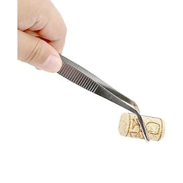 Imagem de Pinça Profissional Curva 25 Cm Aço Inoxidável