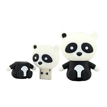 Imagem de 4GB Panda Modelo USB 3.0 Flash Drive Pen Drive Pen Drive Pendrive USB Memory Stick Jump Drive Tamanho Compacto USB Flash Disk USB Drive USB 3.0 Stick - Branco