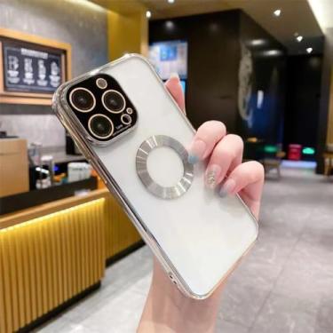 Imagem de Capa com padrão de CD revestido de moda para iPhone 15 14 Pro Max 13 12 11 Pro Capa macia transparente com furo para iPhone 13 12 Pro Max, tira, para iPhone 13