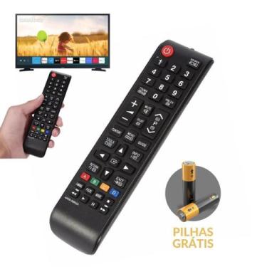 Imagem de Controle Universal Tv Samsung Hub Menu Rápido Pilhas - Fss Variedades