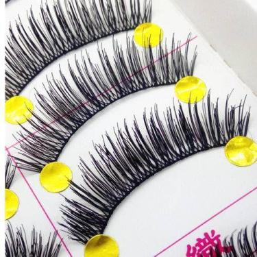 Imagem de Cílios Postiços 015 Base Transp 10 Pares - Olhar Magnético - BC BORA C