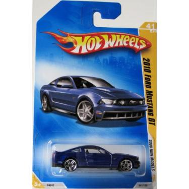 Imagem de Hot Wheels 2009 New Models 2010 Blue Ford Mustang GT 1:64 Scale