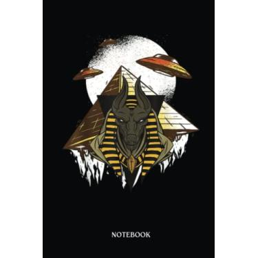Imagem de Alien Notebook: Ancient Ufo Alien Abduction For Historian Egyptology | Alien Journal, Lined Journal Ufo, Ufo Journal, Lined Journal Alien, Size 6 X 9", 120 Pages.