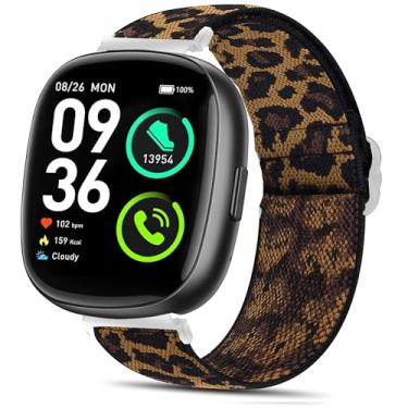 Imagem de Compatível com pulseira de relógio inteligente HaSaKei, pulseira de reposição ajustável de nylon elástico de 20 mm, acessórios para homens e mulheres, compatível com relógios inteligentes HaSaKei G53