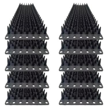 Imagem de Espícula Espanta Pombos Gatos Inibidor Espinhos Muro 10pç/3m