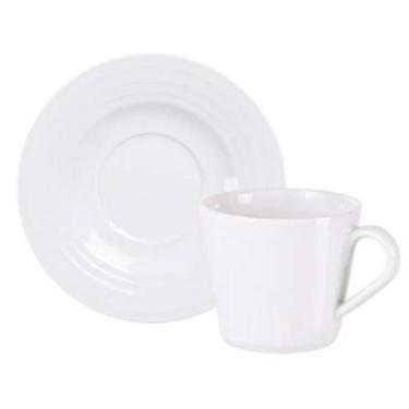 Imagem de Xicara cafe porcelana c/ pires tramontina 70ml