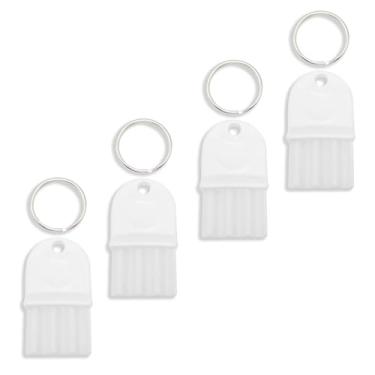 Imagem de Chave dispensadora de papel toalha - Dispensador de papel higiênico Chave de waffle - Substituição universal para San Jamar e mais dispensadores de toalha e papel higiênico - Pacote com 4