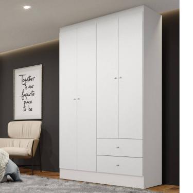 Imagem de Guarda Roupa Solteiro Flex 4 Portas 2 Gavetas Astro THB