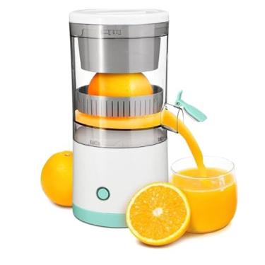 Imagem de Espremedor Extrator Suco Laranja Limão Frutas Portátil USB Na Cor Verde