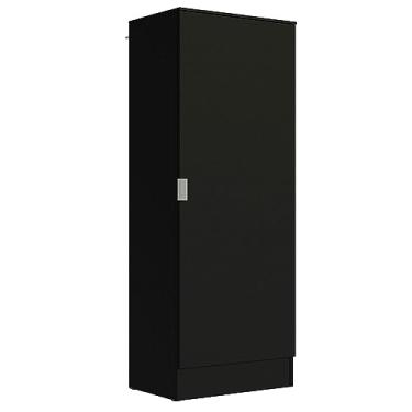 Imagem de Sapateira Armário Multiúso Madesa Isis 1 Porta - Preto
