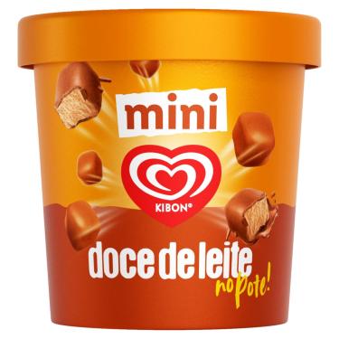 Imagem de Mini Sorvete Doce de Leite Kibon Pote 184g