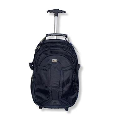 Imagem de Mochila Executiva Notebook Roda Grande AZX Preta BPA01464