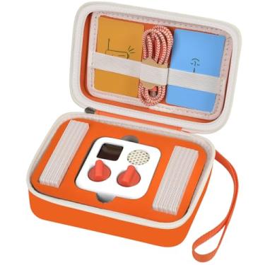 Imagem de ALKOO Capa Compatível Com Yoto Mini Kids Bluetooth Audio Player, Suporte De Viagem Para Alto-Falante Infantil, Toca Histórias, Música, Podcast, Rádio, Cartões - Somente (Laranja)