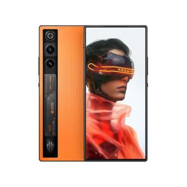 Imagem de REDMAGIC 10 Air 120Hz Telefone para jogos, 5G Android Smartphone, 16GB RAM+512GB ROM, Snapdragon 8 Gen 3, 6.8" AMOLED Tela cheia, FHD+, 50MP Câmera, Dual-Sim, Celular desbloqueado Laranja