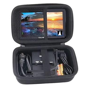 Imagem de JINMEI Hard EVA Carrying Case Compatible with FEELWORLD FW568 5.5 inch DSLR Camera Field Monitor Video Storage case.