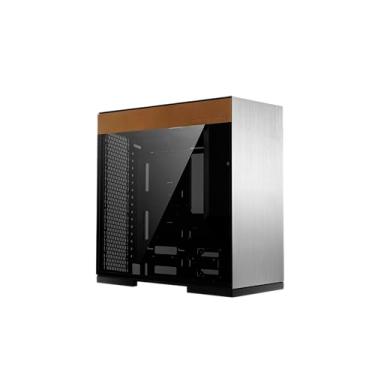 Imagem de Gabinete Gamer Geometric Future Model 8 Cowboy Prata e Couro