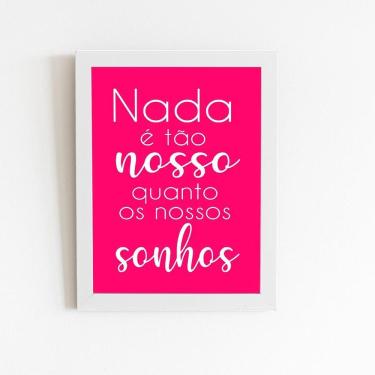 Imagem de Quadro Decorativo 60x40cm Moldura Eucatex - Alta Qualidade