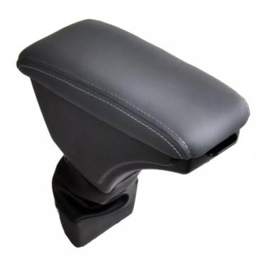 Imagem de Apoio Descanso de Braço Com Porta Objetos Para HB20 (Cinza - Costura Cinza)