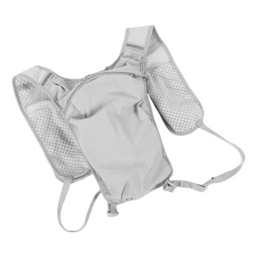 Imagem de ZJchao Colete de Hidratação Mochila Respirável Leve Mochila de água para Caminhadas Corrida Ciclismo Cinza Nylon