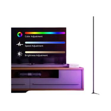 Imagem de Luminária De Chão RGB De 155CM Com Sincronização Musical E Mudança De 