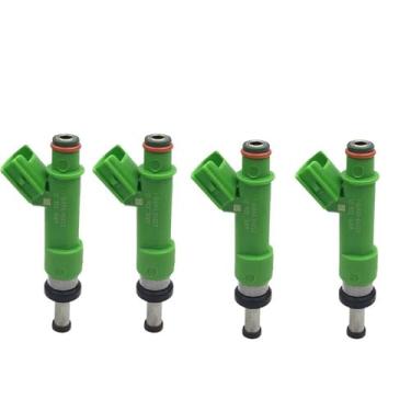 Imagem de Conjunto de 4 Injetores de Combustível para Carro - Códigos de Barras: 23250-0V010, 23209-39175, 23250-36010 - Compatíveis com Toyota Highlander, Camry, Venza e Scion Le Mans.