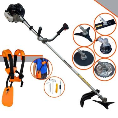 Imagem de Roçadeira Cg430-b 43cc C/ Carretel + Facas 2p 3p 40d E 80d