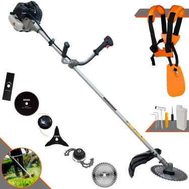 Imagem de Roçadeira à Gasolina Anmax Cg430b 43cc 12000rpm 1,7hp 6 Em 1