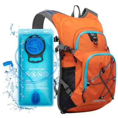 Imagem de Everfun Mochila de hidratação 18L para caminhadas com bexiga de água de 3L, mochila de hidratação isolada para mulheres e homens, mochila leve com capa de chuva para caminhadas, ciclismo, corrida