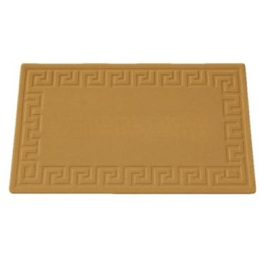 Imagem de Tapete Capacho Antiderrapante para Porta – Vinil Premium em PVC, Opções de 1 a 6 Unidades, 38x58cm(Avelã,1)