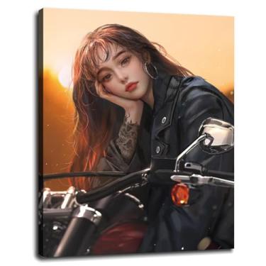 Imagem de Arte de parede de anime impressões em tela com tinta Nixeu pôster para casa conjunto de 1 decorações com moldura 25.4 cm x 20.3 cm