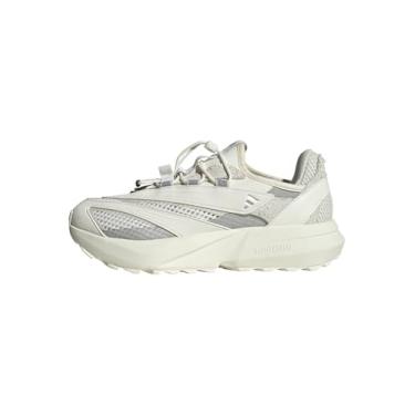 Imagem de adidas Tênis feminino Lightblaze Vista, Branco/prata metálico/cinza órbita, 35