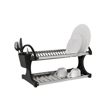 Imagem de Escorredor De Louças 20 Pratos Brinox Suprema Aço Inox Preto