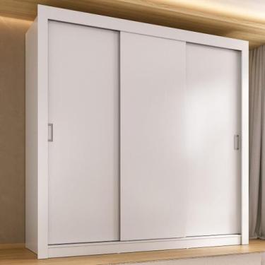 Imagem de Guarda-Roupa Casal Multimóveis Barcelona 3 Portas de Correr CR35401, B