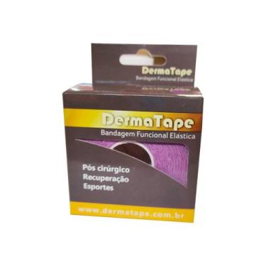 Imagem de Bandagem Funcional Elástica Kinesiotape 5m x 5cm - Derma Tape - Dermat
