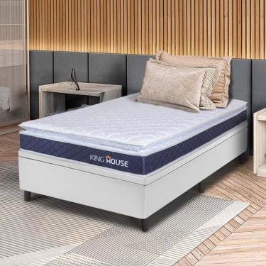 Imagem de Cama Box Baú Durban Espuma D28 Solteirão 96x203 King House