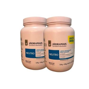 Imagem de 2 Creme Massagem Neutro - Hidratação Profunda e Suave! - HIDRAMAIS