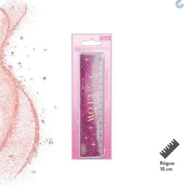 Imagem de Régua 15 cm Glitter - Tilibra