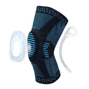 Imagem de Joelheira De Compressão 3d - Com Silicone E Haste Flexível-Unissex
