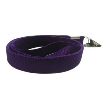 Imagem de Cordão Para Crachá Com Jacaré Roxo 12Mm Marpax 10Un
