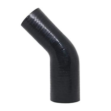 Imagem de Mangote Preto em Silicone 45º 2,5" Polegadas (63mm) * 120mm - Epman